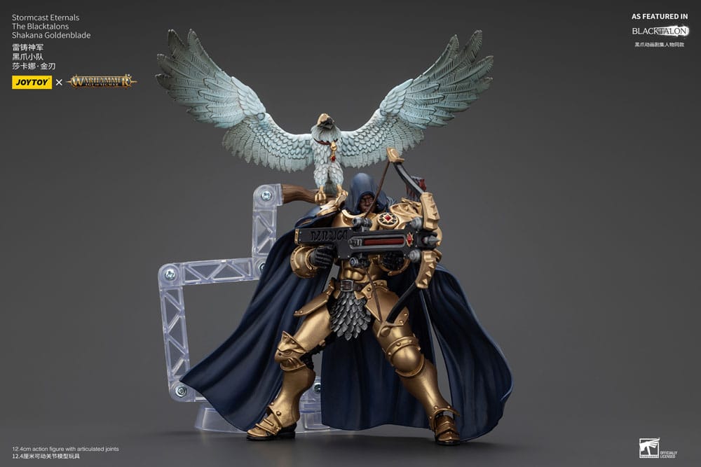 Warhammer Age of Sigmar Action Figure Stormcast Eternals The Blacktalons Shakana Goldenblade 20cm5