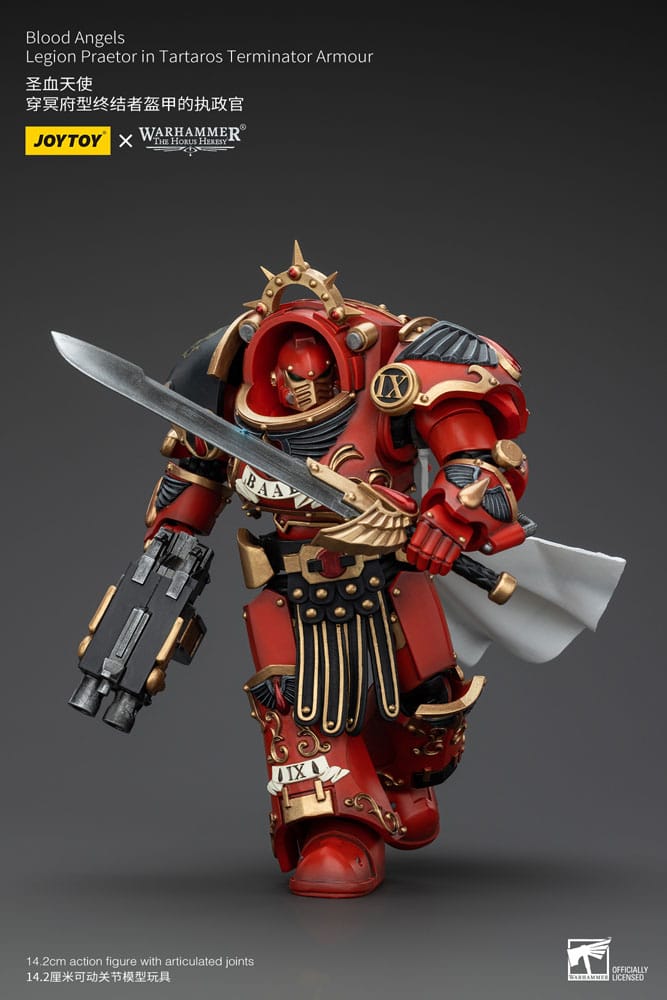 Warhammer The Horus Heresy Action Figure 1/18 Blood Angels Legion Praetor in Tartaros Terminator Armour 14cm4