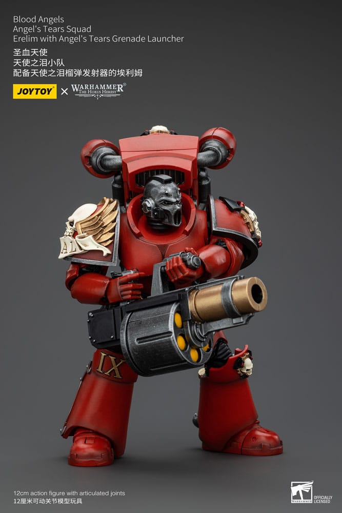 Warhammer The Horus Heresy Action Figure 1/18 Blood Angels Angel's Tears Squad Erelim with Angel's Tears Grenade Launcher 12cm7