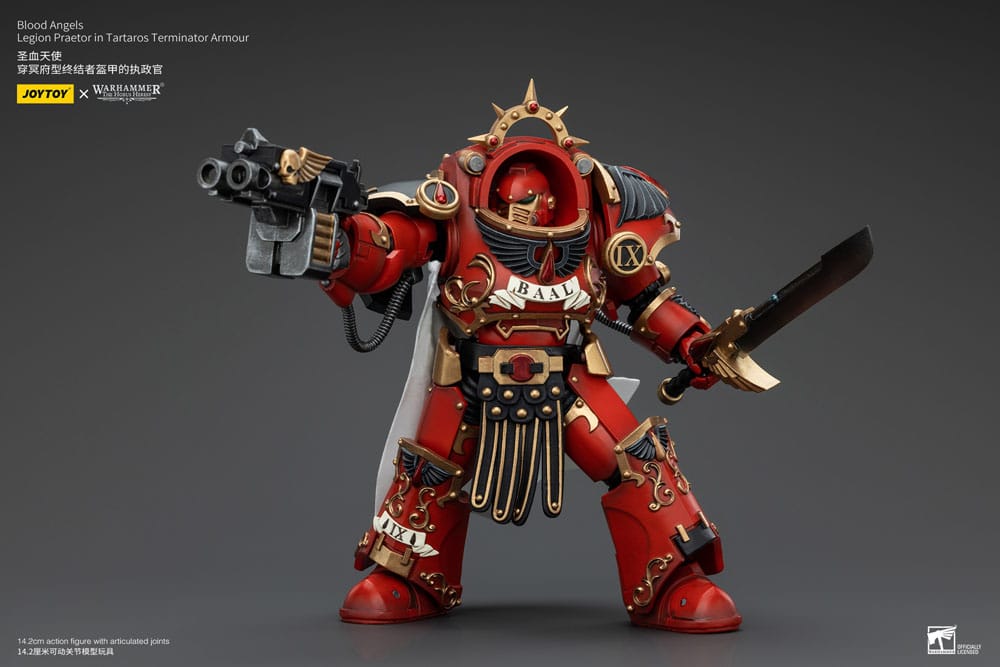 Warhammer The Horus Heresy Action Figure 1/18 Blood Angels Legion Praetor in Tartaros Terminator Armour 14cm3