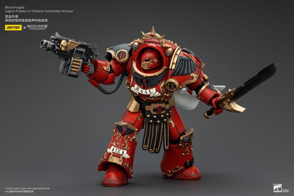 Warhammer The Horus Heresy Action Figure 1/18 Blood Angels Legion Praetor in Tartaros Terminator Armour 14cm7