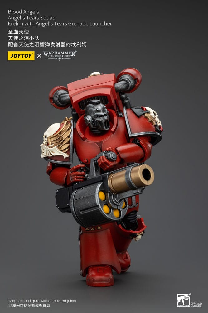 Warhammer The Horus Heresy Action Figure 1/18 Blood Angels Angel's Tears Squad Erelim with Angel's Tears Grenade Launcher 12cm6