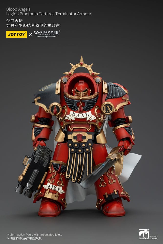 Warhammer The Horus Heresy Action Figure 1/18 Blood Angels Legion Praetor in Tartaros Terminator Armour 14cm8