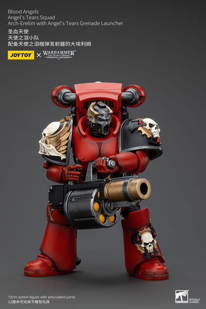 Warhammer The Horus Heresy Action Figure 1/18 Blood Angels Angel's Tears Squad Arch-Erelim with Angel's Tears Grenade Launcher 12cm3