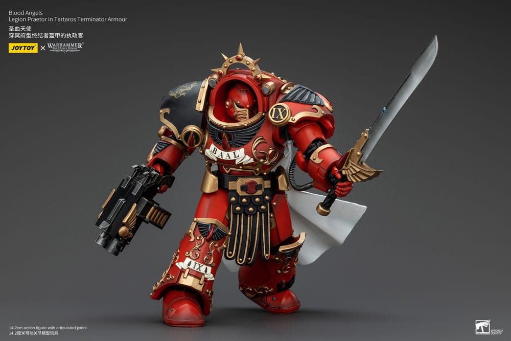 Warhammer The Horus Heresy Action Figure 1/18 Blood Angels Legion Praetor in Tartaros Terminator Armour 14cm5