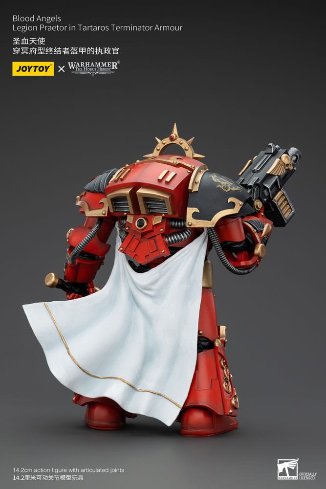 Warhammer The Horus Heresy Action Figure 1/18 Blood Angels Legion Praetor in Tartaros Terminator Armour 14cm10