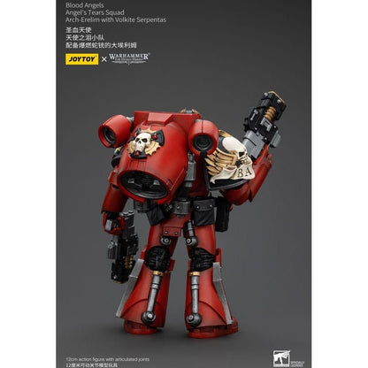 Warhammer The Horus Heresy Action Figure 1/18 Blood Angels Angel's Tears Squad Arch-Erelim with Volkite Serpentas 12cm2