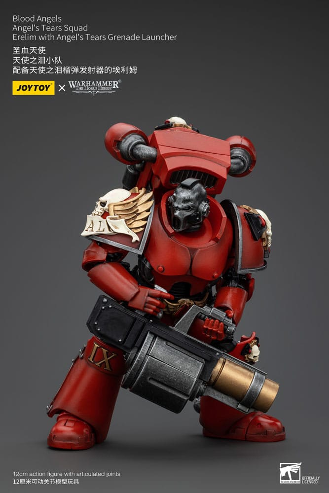 Warhammer The Horus Heresy Action Figure 1/18 Blood Angels Angel's Tears Squad Erelim with Angel's Tears Grenade Launcher 12cm3