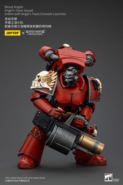 Warhammer The Horus Heresy Action Figure 1/18 Blood Angels Angel's Tears Squad Erelim with Angel's Tears Grenade Launcher 12cm3