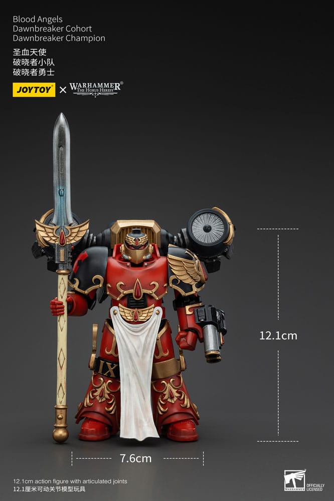 Warhammer The Horus Heresy Action Figure 1/18 Blood Angels Dawnbreaker Cohort Dawnbreaker Champion 13cm9