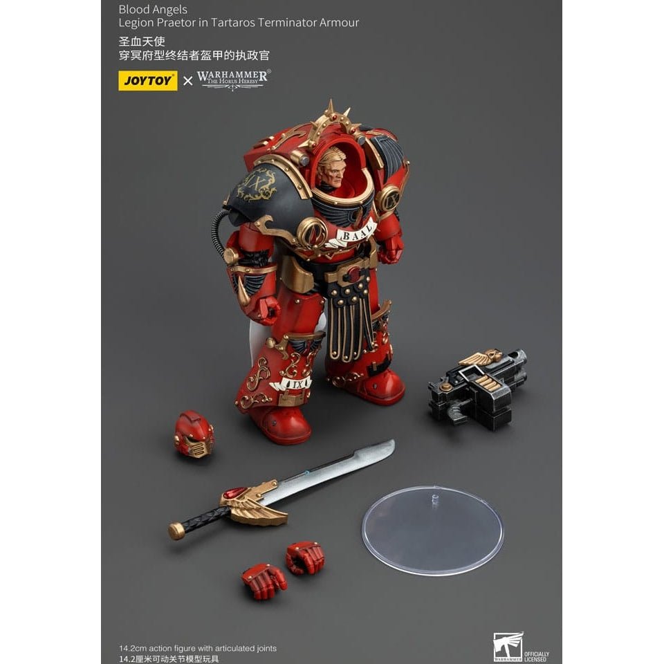 Warhammer The Horus Heresy Action Figure 1/18 Blood Angels Legion Praetor in Tartaros Terminator Armour 14cm2
