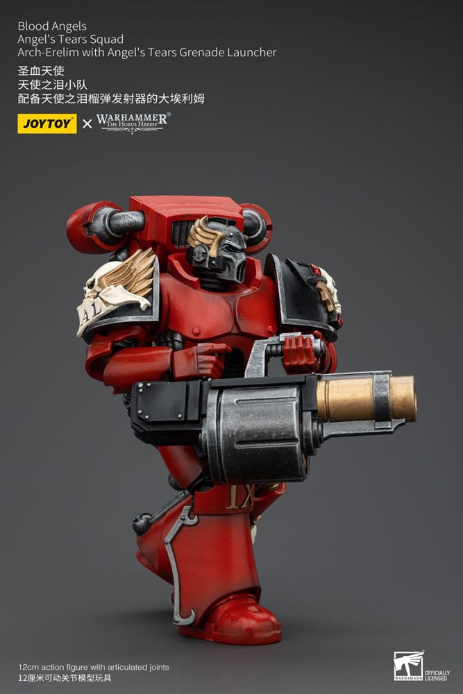 Warhammer The Horus Heresy Action Figure 1/18 Blood Angels Angel's Tears Squad Arch-Erelim with Angel's Tears Grenade Launcher 12cm7