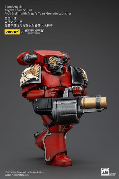 Warhammer The Horus Heresy Action Figure 1/18 Blood Angels Angel's Tears Squad Arch-Erelim with Angel's Tears Grenade Launcher 12cm7