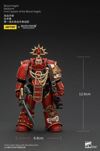 Warhammer The Horus Heresy Action Figure 1/18 Blood Angels Raldoron First Captain of the Blood Angels 13cm11