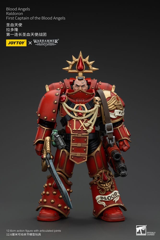 Warhammer The Horus Heresy Action Figure 1/18 Blood Angels Raldoron First Captain of the Blood Angels 13cm8