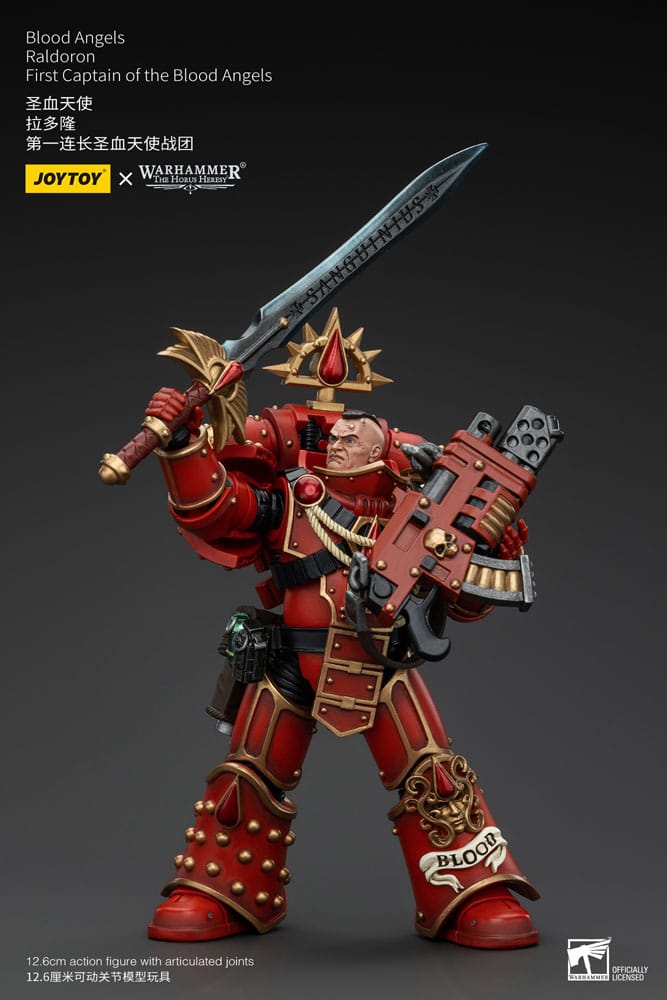 Warhammer The Horus Heresy Action Figure 1/18 Blood Angels Raldoron First Captain of the Blood Angels 13cm7