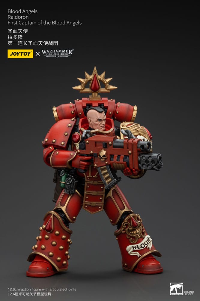 Warhammer The Horus Heresy Action Figure 1/18 Blood Angels Raldoron First Captain of the Blood Angels 13cm5