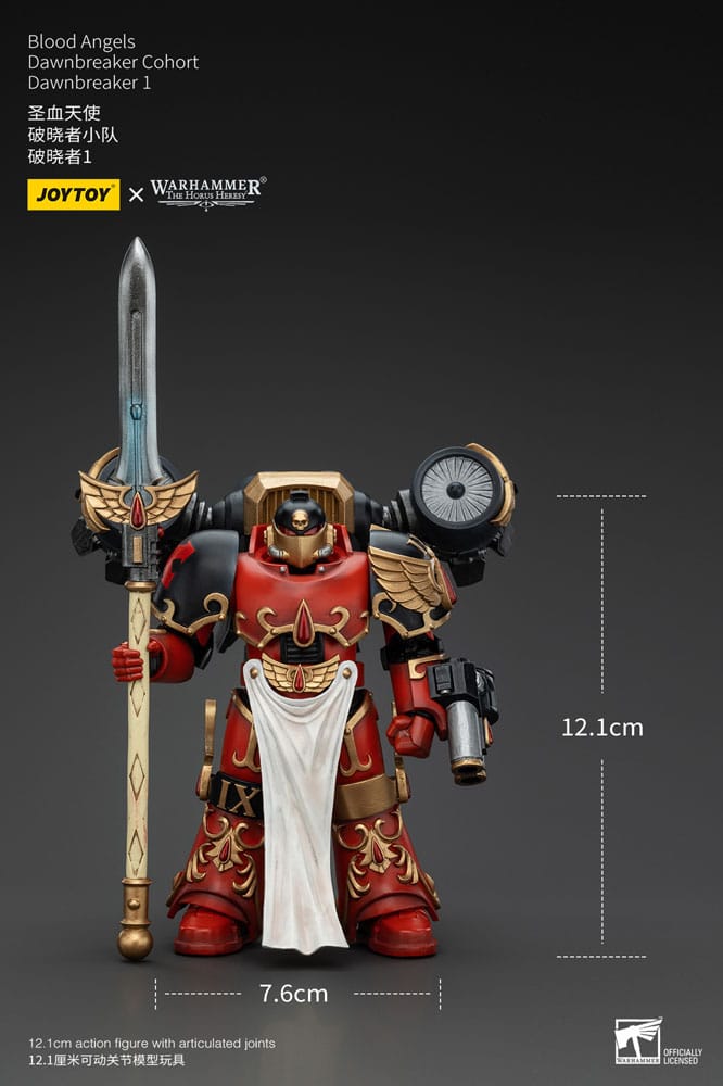 Warhammer The Horus Heresy Action Figure 1/18 Blood Angels Dawnbreaker Cohort Dawnbreaker 1 13cm9