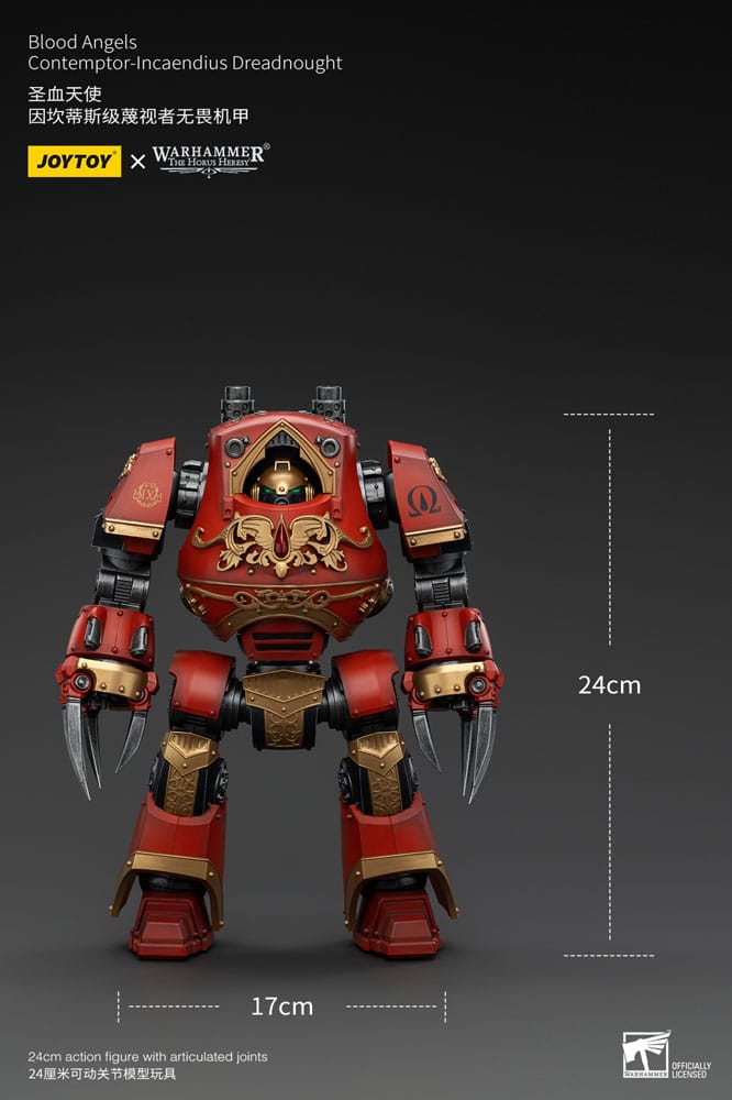 Warhammer The Horus Heresy Action Figure 1/18 Blood Angels Contemptor-Incaendius Dreadnought 24cm11