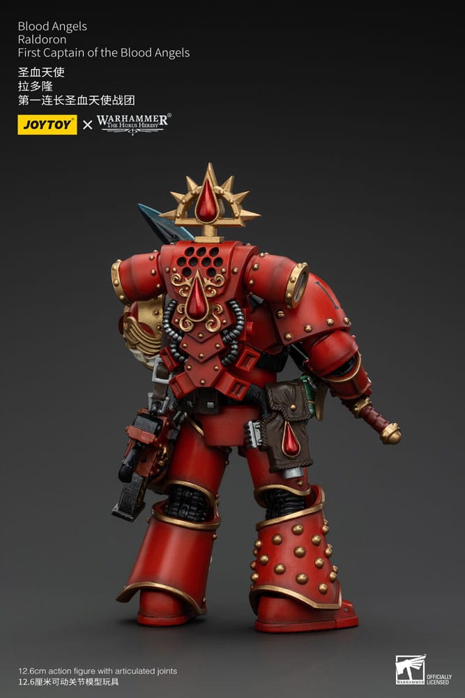 Warhammer The Horus Heresy Action Figure 1/18 Blood Angels Raldoron First Captain of the Blood Angels 13cm10