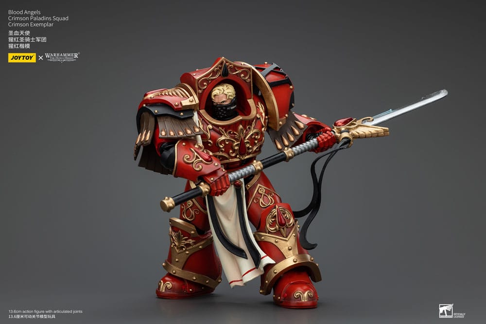 Warhammer The Horus Heresy Action Figure 1/18 Blood Angels Crimson Paladins Squad Crimson Exemplar 14cm12