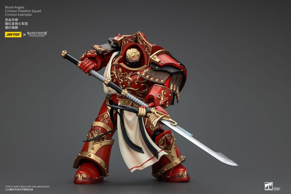 Warhammer The Horus Heresy Action Figure 1/18 Blood Angels Crimson Paladins Squad Crimson Exemplar 14cm11