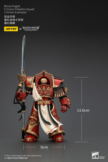 Warhammer The Horus Heresy Action Figure 1/18 Blood Angels Crimson Paladins Squad Crimson Exemplar 14cm13