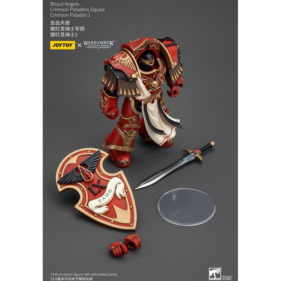 Warhammer The Horus Heresy Action Figure 1/18 Blood Angels Crimson Paladins Squad Crimson Paladin 1 14cm2