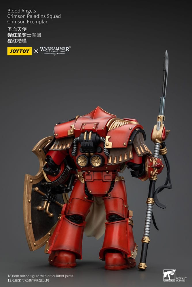 Warhammer The Horus Heresy Action Figure 1/18 Blood Angels Crimson Paladins Squad Crimson Exemplar 14cm7
