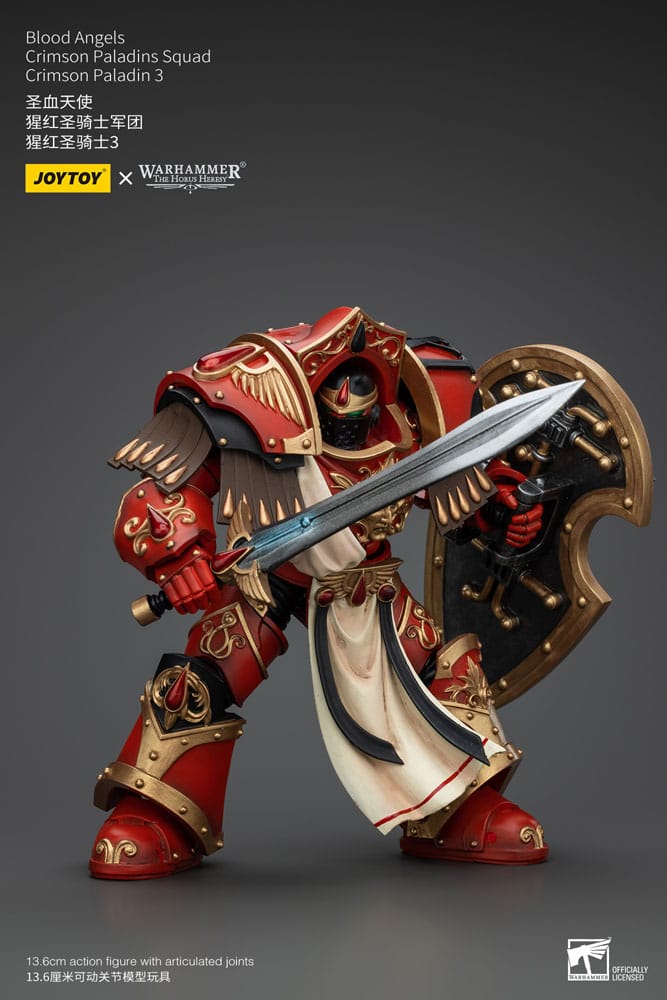 Warhammer The Horus Heresy Action Figure 1/18 Blood Angels Crimson Paladins Squad Crimson Paladin 3 14cm5
