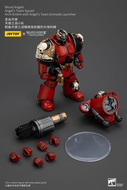 Warhammer The Horus Heresy Action Figure 1/18 Blood Angels Angel's Tears Squad Arch-Erelim with Angel's Tears Grenade Launcher 12cm8