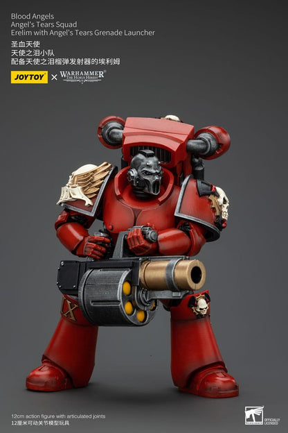 Warhammer The Horus Heresy Action Figure 1/18 Blood Angels Angel's Tears Squad Erelim with Angel's Tears Grenade Launcher 12cm4