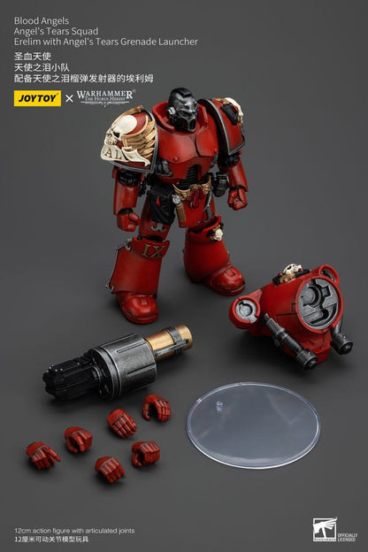 Warhammer The Horus Heresy Action Figure 1/18 Blood Angels Angel's Tears Squad Erelim with Angel's Tears Grenade Launcher 12cm8