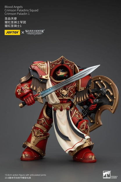 Warhammer The Horus Heresy Action Figure 1/18 Blood Angels Crimson Paladins Squad Crimson Paladin 1 14cm6