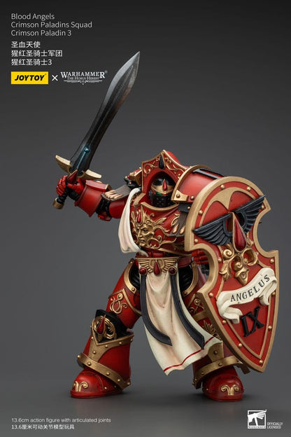 Warhammer The Horus Heresy Action Figure 1/18 Blood Angels Crimson Paladins Squad Crimson Paladin 3 14cm8