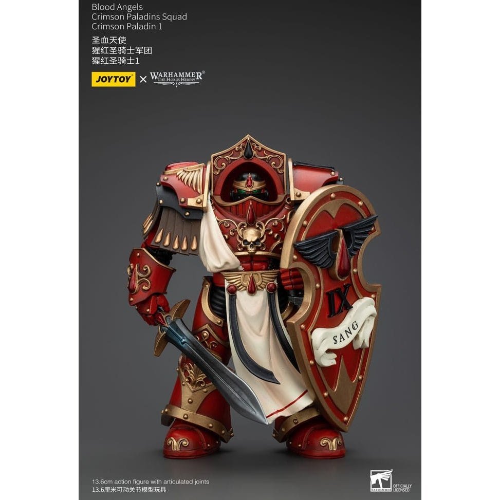 Warhammer The Horus Heresy Action Figure 1/18 Blood Angels Crimson Paladins Squad Crimson Paladin 1 14cm3