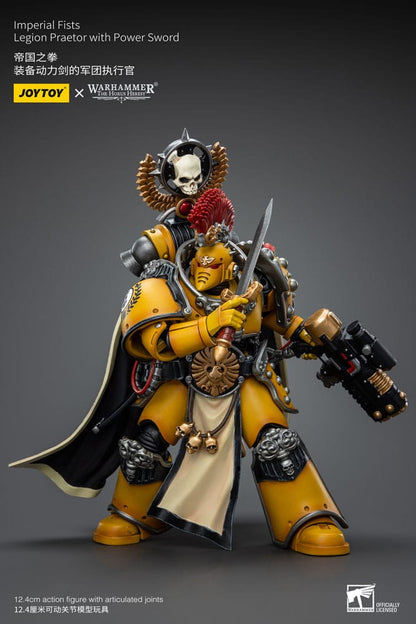 Warhammer The Horus Heresy Action Figure 1/18 Imperial Fists Legion Praetor with Power Sword 12cm15