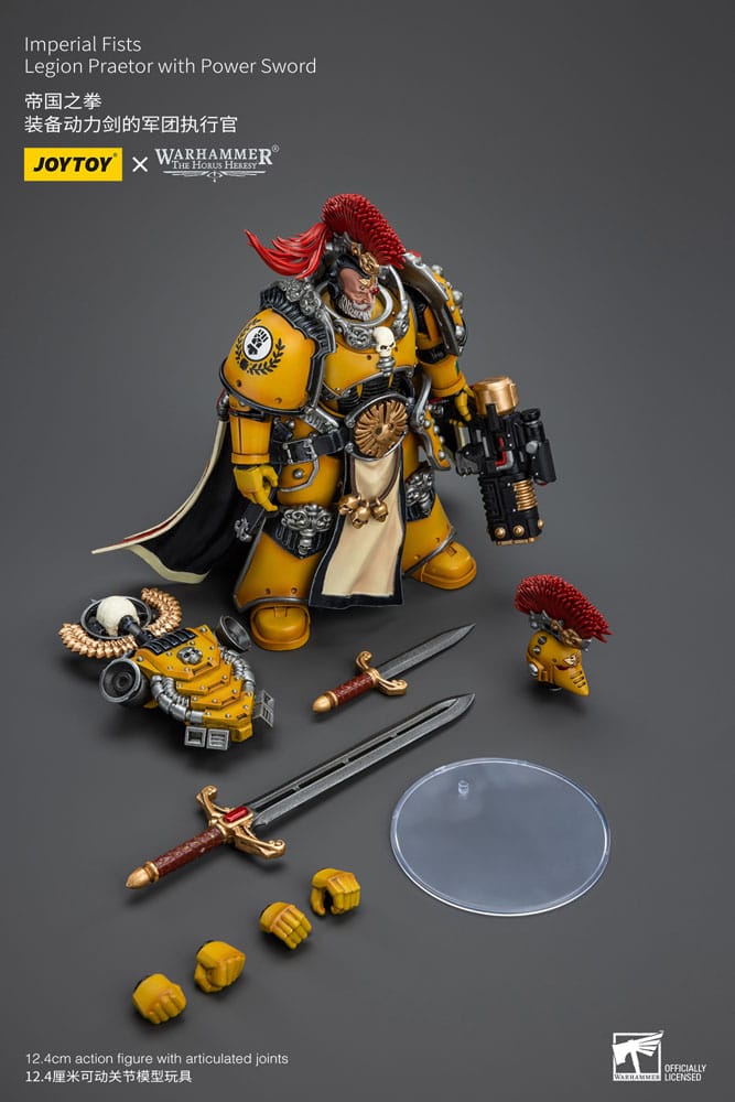 Warhammer The Horus Heresy Action Figure 1/18 Imperial Fists Legion Praetor with Power Sword 12cm2