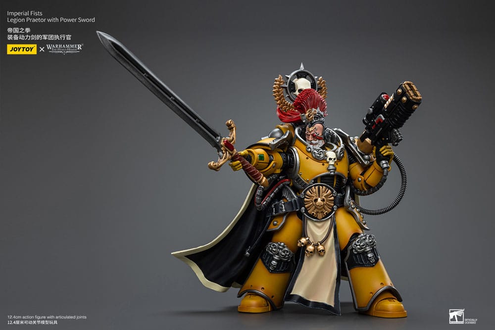 Warhammer The Horus Heresy Action Figure 1/18 Imperial Fists Legion Praetor with Power Sword 12cm17
