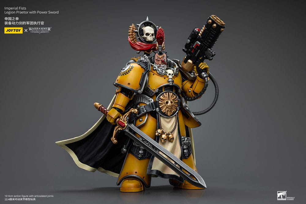 Warhammer The Horus Heresy Action Figure 1/18 Imperial Fists Legion Praetor with Power Sword 12cm7