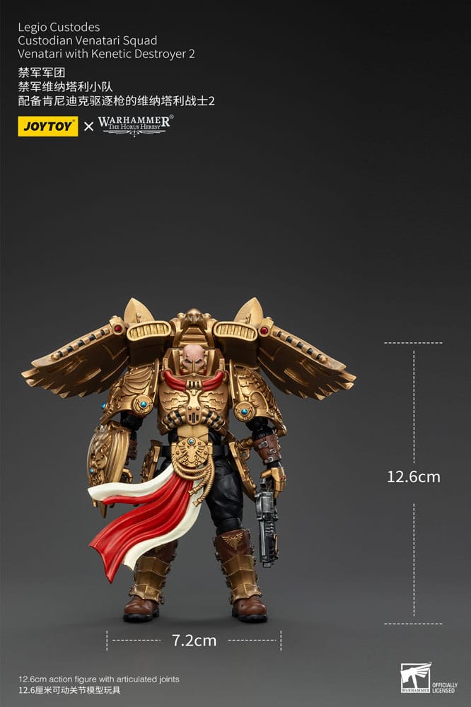 Warhammer The Horus Heresy Action Figure 1/18 Legio Custodes Custodian Venatari Squad Venatari with Kenetic Destroyer 2 13cm10