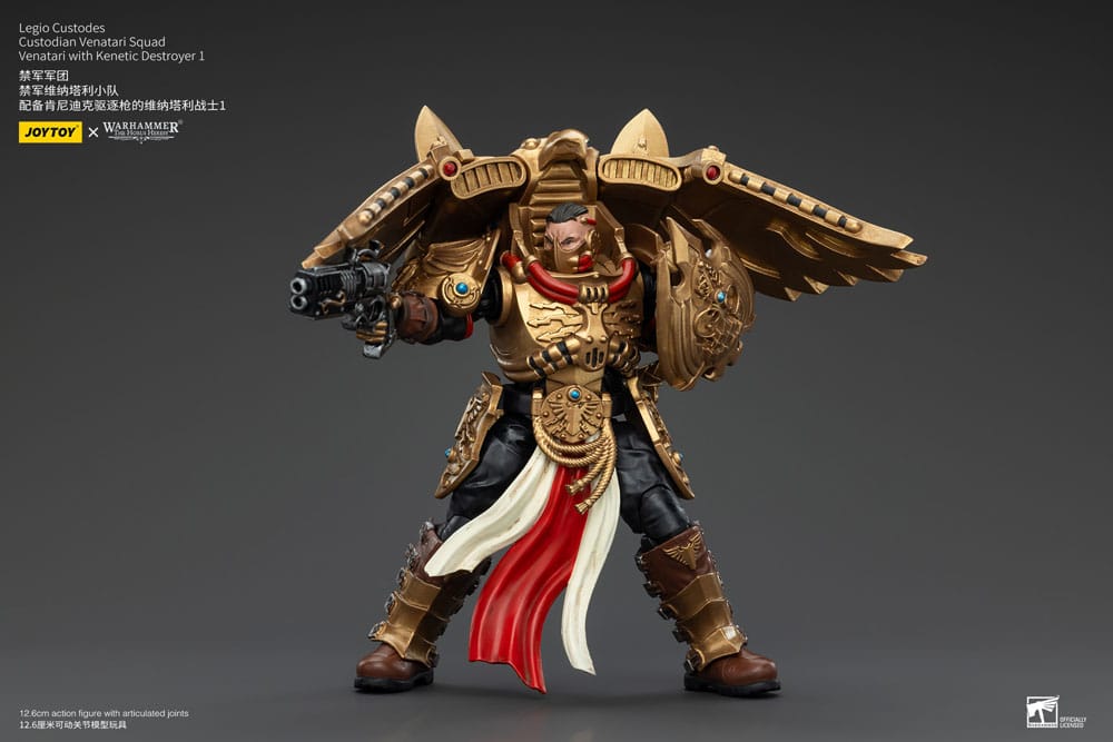 Warhammer The Horus Heresy Action Figure 1/18 Legio Custodes Custodian Venatari Squad Venatari with Kenetic Destroyer 1 13cm5