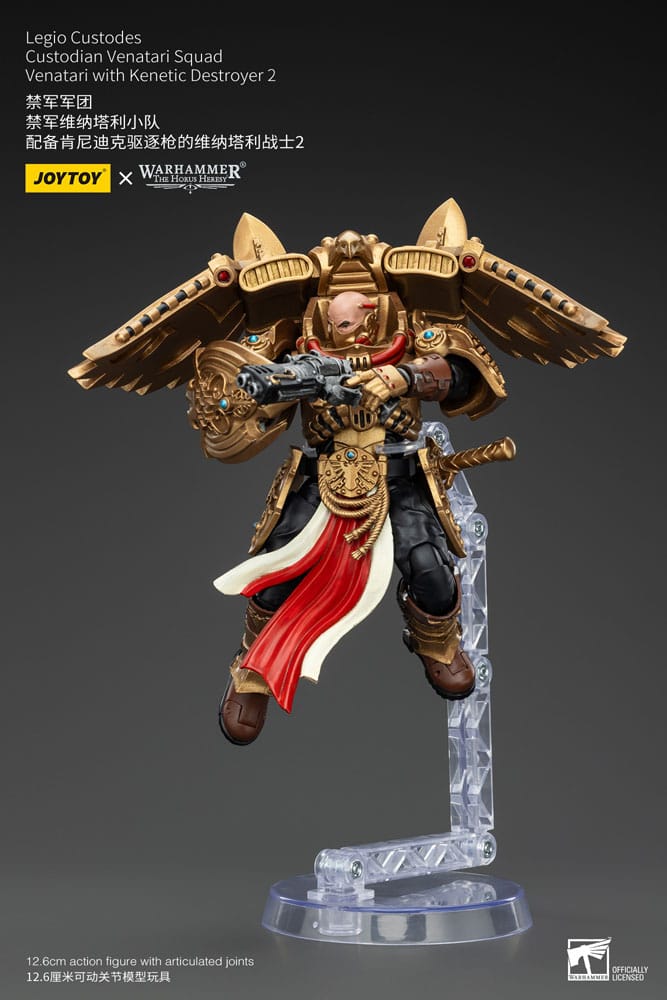 Warhammer The Horus Heresy Action Figure 1/18 Legio Custodes Custodian Venatari Squad Venatari with Kenetic Destroyer 2 13cm9