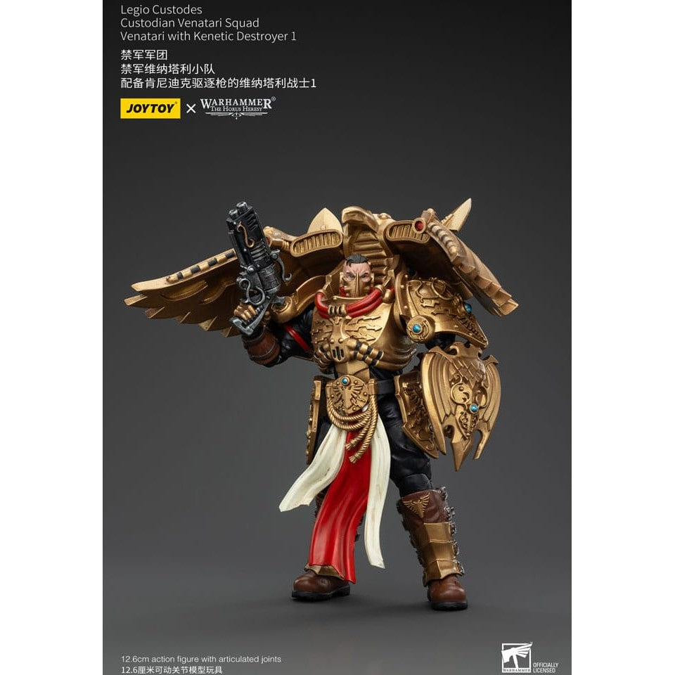 Warhammer The Horus Heresy Action Figure 1/18 Legio Custodes Custodian Venatari Squad Venatari with Kenetic Destroyer 1 13cm3