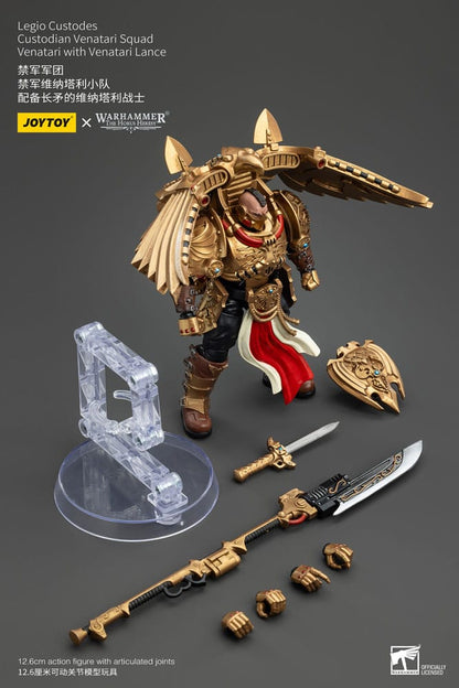 Warhammer The Horus Heresy Action Figure 1/18 Legio Custodes Custodian Venatari Squad Venatari with Venatari Lance 13cm2