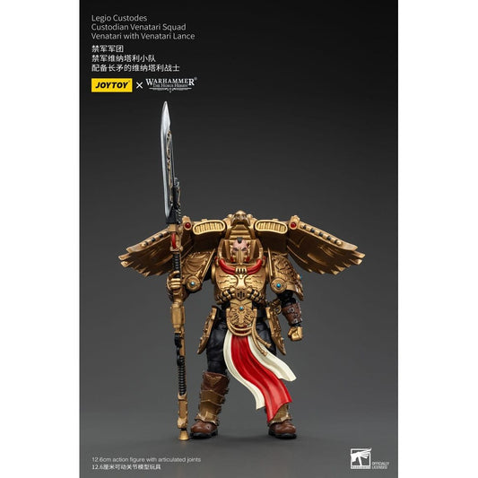 Warhammer The Horus Heresy Action Figure 1/18 Legio Custodes Custodian Venatari Squad Venatari with Venatari Lance 13cm1