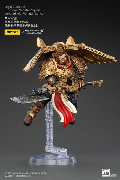 Warhammer The Horus Heresy Action Figure 1/18 Legio Custodes Custodian Venatari Squad Venatari with Venatari Lance 13cm9