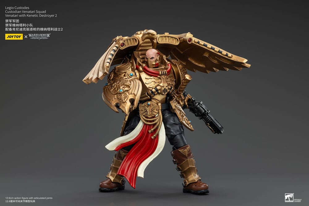 Warhammer The Horus Heresy Action Figure 1/18 Legio Custodes Custodian Venatari Squad Venatari with Kenetic Destroyer 2 13cm6