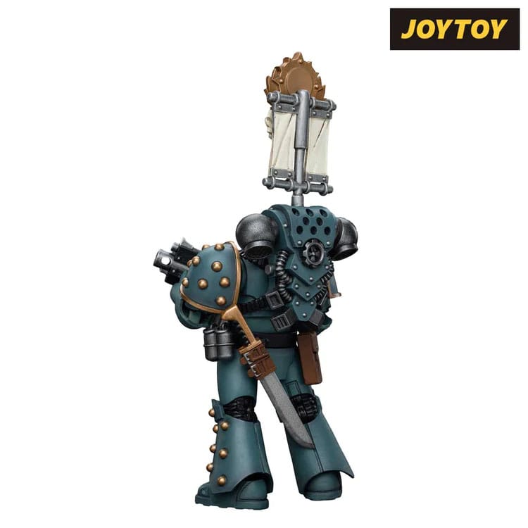 Warhammer The Horus Heresy Action Figure 1/18 Sons of Horus MKIV Tactical Squad Legionary with Legion Vexilla 12cm2