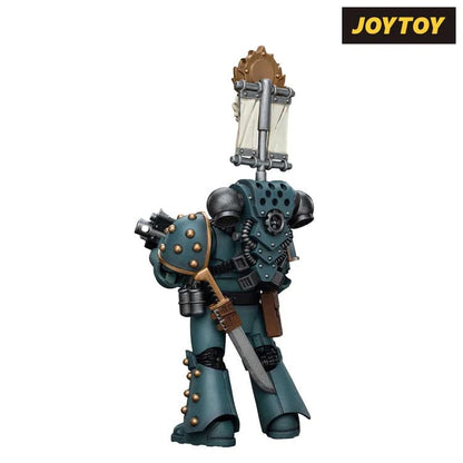 Warhammer The Horus Heresy Action Figure 1/18 Sons of Horus MKIV Tactical Squad Legionary with Legion Vexilla 12cm2